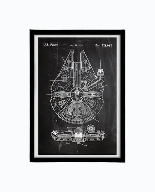 Product Image of the Star Wars Millennium Falcon Wall Decor