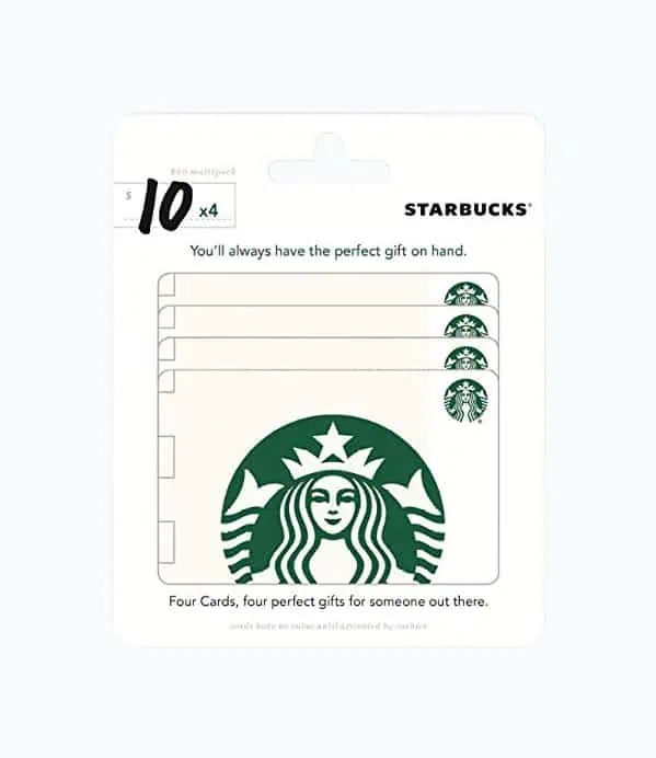 Product Image of the Starbucks Gift Cards Set