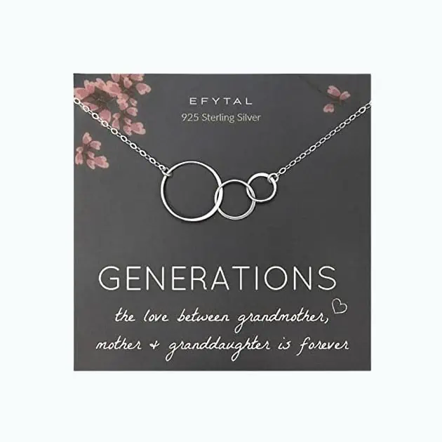 Product Image of the Sterling Silver Generations Necklace