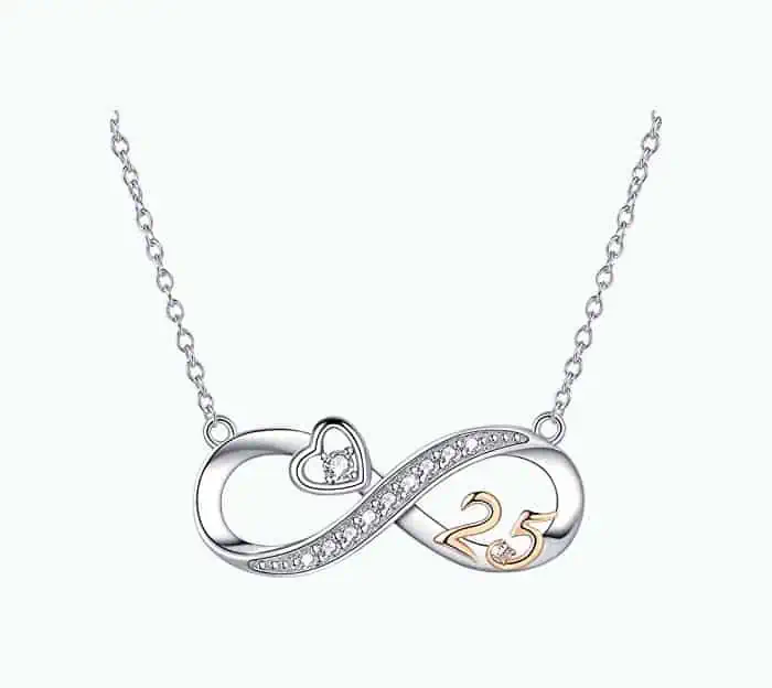 Product Image of the Sterling Silver Infinity Necklace
