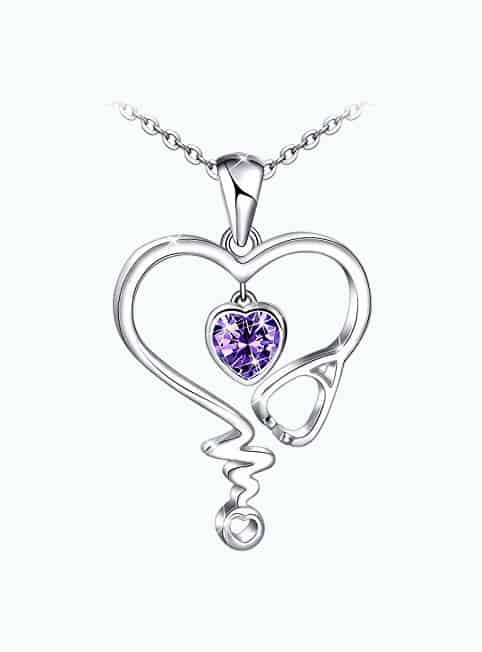 Product Image of the Stethoscope Heartbeat Necklace