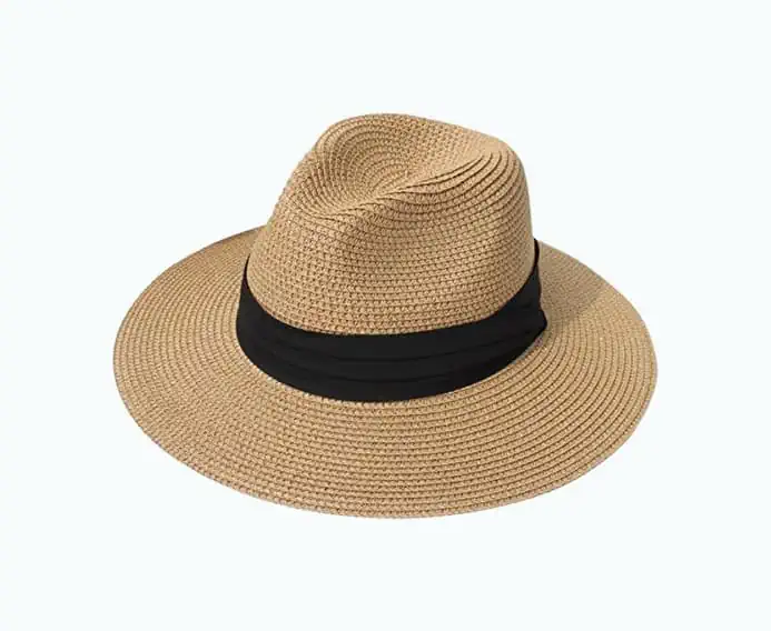 Product Image of the Straw Panama Roll Up Hat