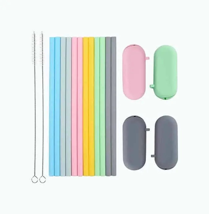 Product Image of the Sunseeke Silicone Straws Set 