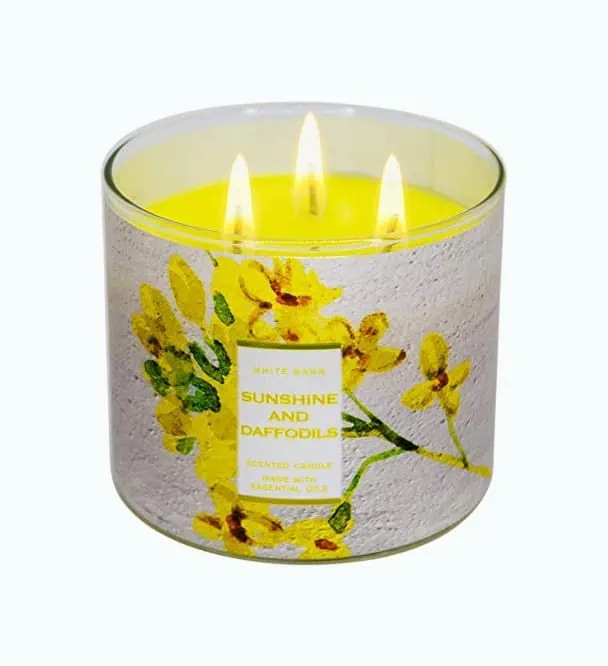 Product Image of the Sunshine And Daffodils Candle