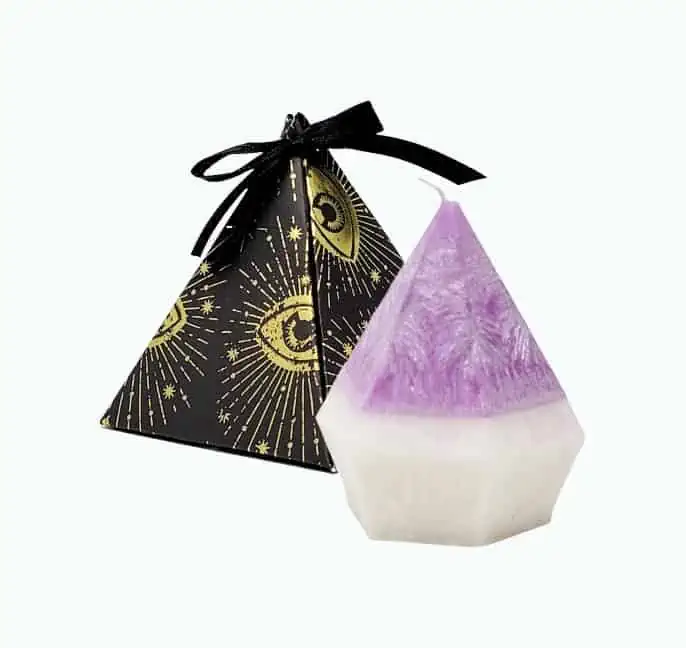 Product Image of the Surprise Candle With Hidden Crystal In A Personalized Box