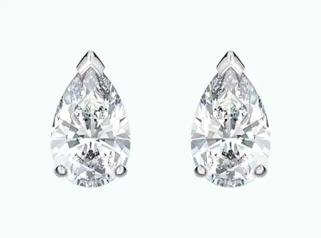 Product Image of the Swarovski Pear Stud Earrings