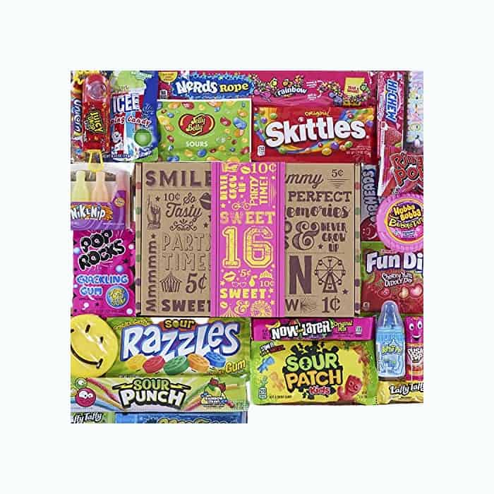 Product Image of the Sweet 16 Birthday Candy Gift For 16 Year Old Girl