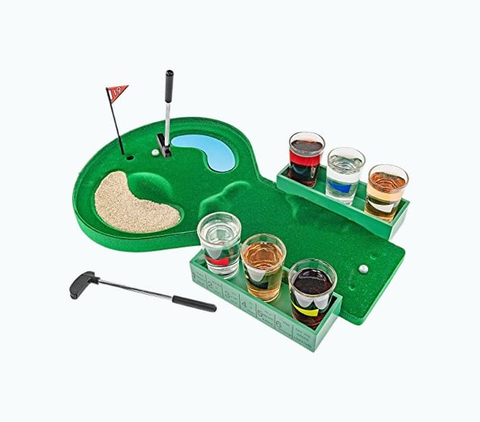 Product Image of the Table Golf Shot Glass Drinking Game