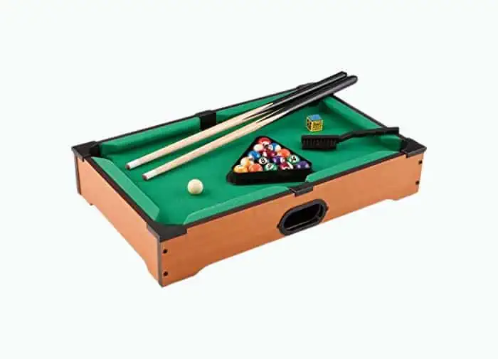 Product Image of the Tabletop Billiard/Pool Table Set