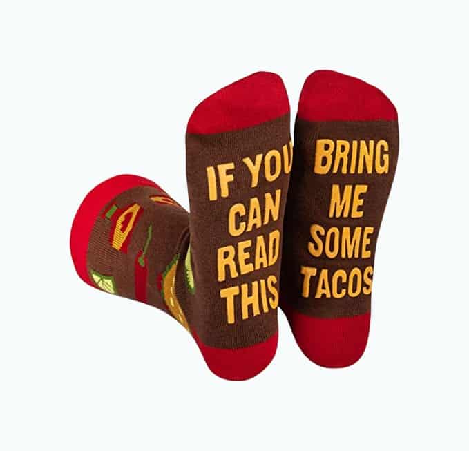 Product Image of the Tacos Novelty Socks