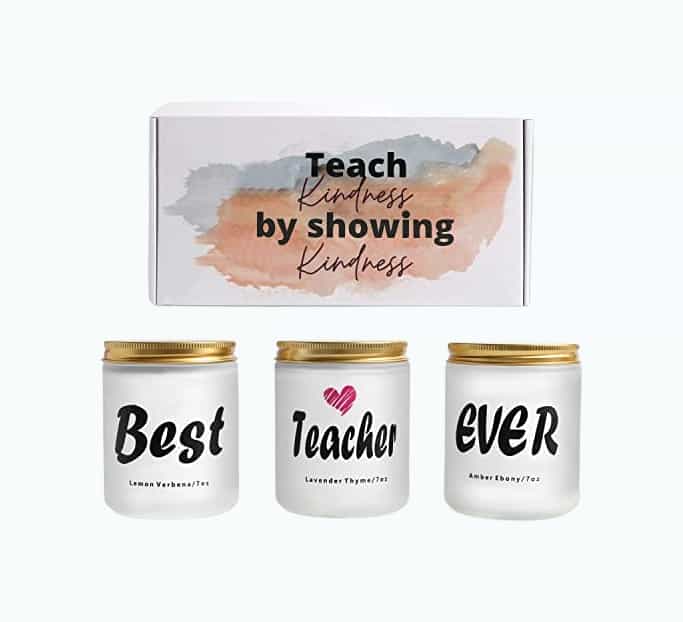 Product Image of the Teacher Candle Set