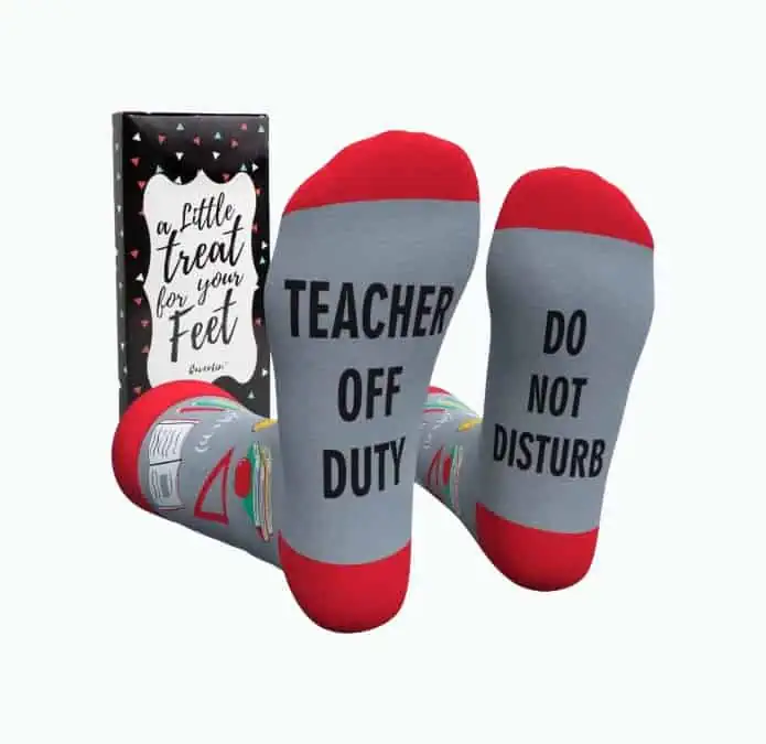 Product Image of the Teacher Novelty Socks