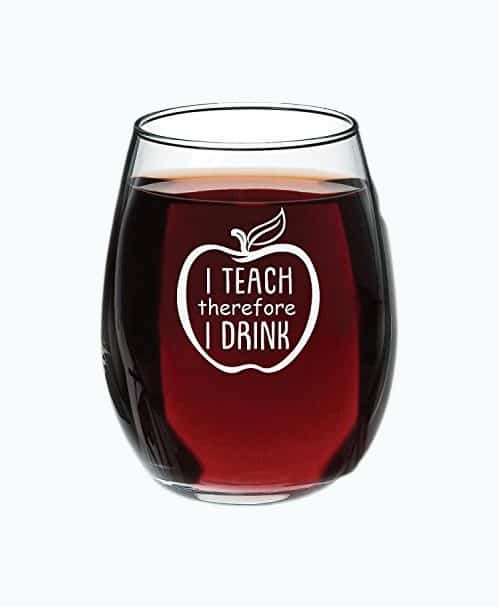 Product Image of the Teacher Stemless Wine Glass