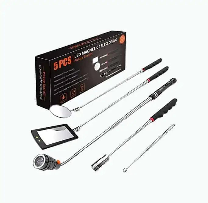 Product Image of the Telescoping Magnetic Pick Up Tool Kit