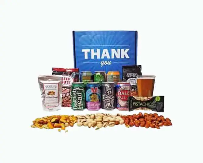 Product Image of the Thank You Beer Gift Basket