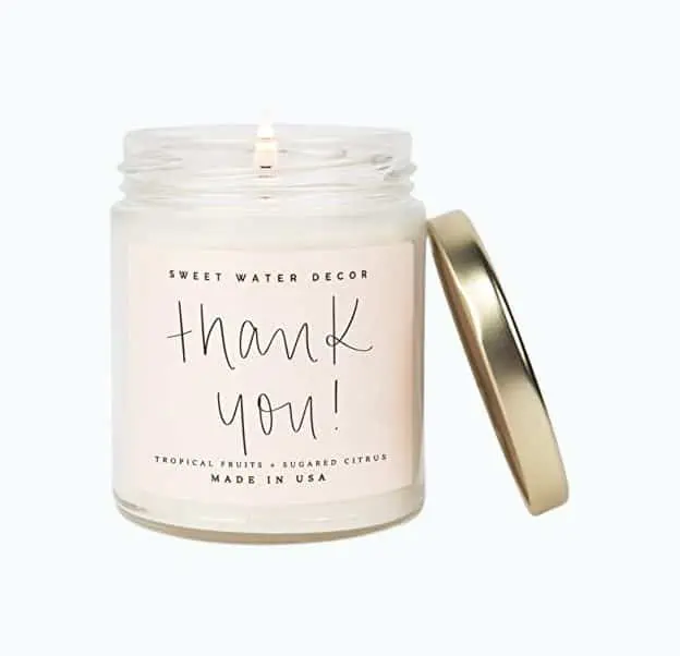 Product Image of the Thank You Candle