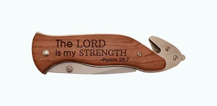 Product Image of the The Lord Is My Strength Survival Knife