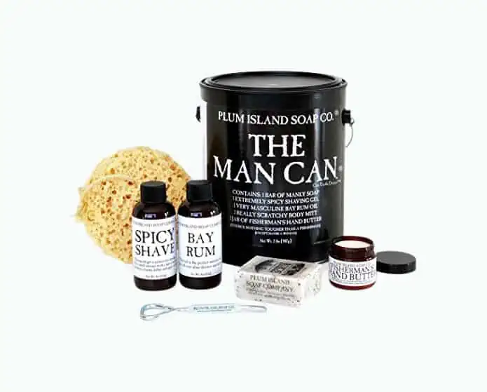 Product Image of the The Man Can All Natural Bath and Body Gift Set for Men