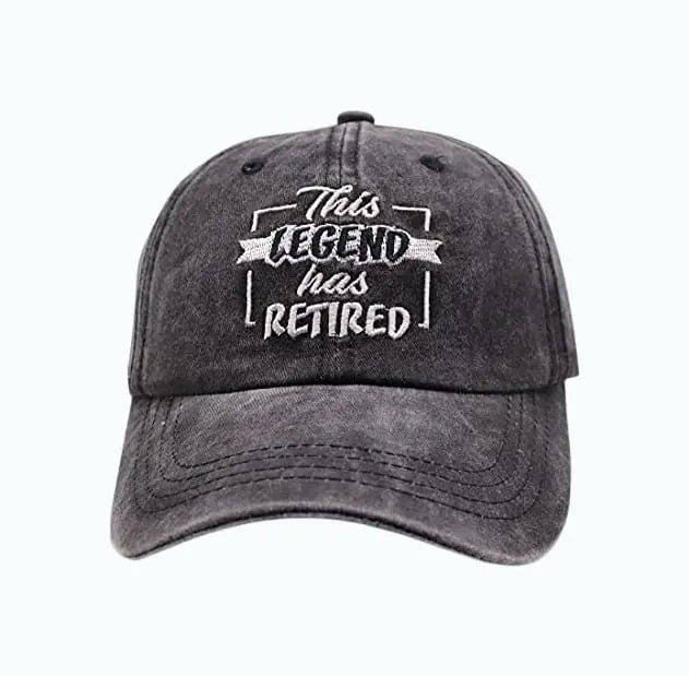 Product Image of the This Legend Has Retired Baseball Cap