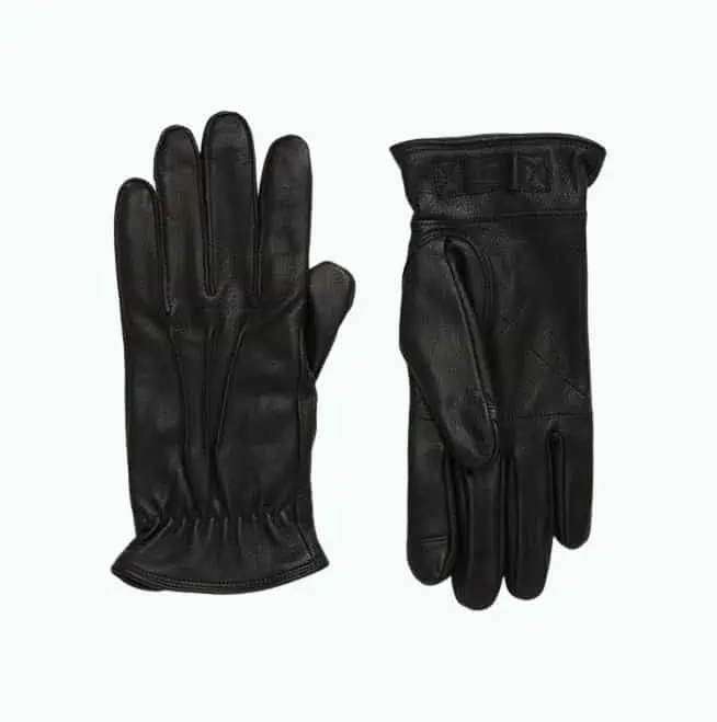 Product Image of the Three-Point Leather Tech Gloves