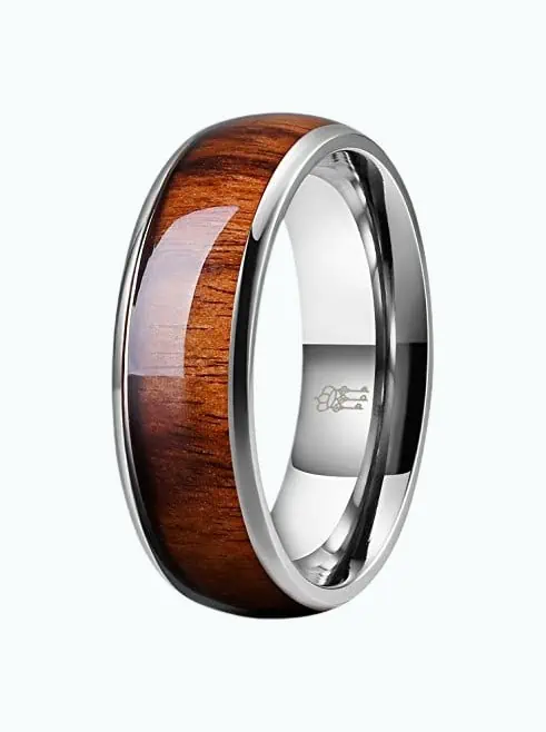 Product Image of the Titanium/Tungsten Wedding Band