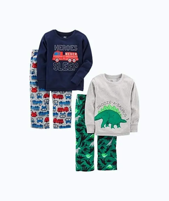 Product Image of the Toddlers' 4-Piece Pajama Set