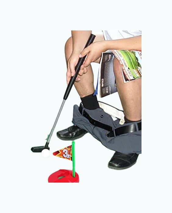 Product Image of the Toilet Golf Potty Time Putter Game