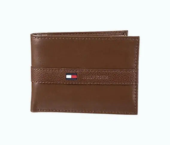Product Image of the Tommy Hilfiger Men's Leather Wallet – Slim Bifold