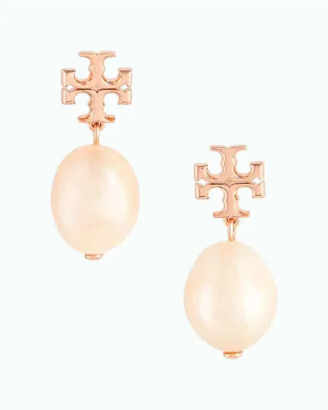 Product Image of the Tory Burch Pearl Drop Earrings