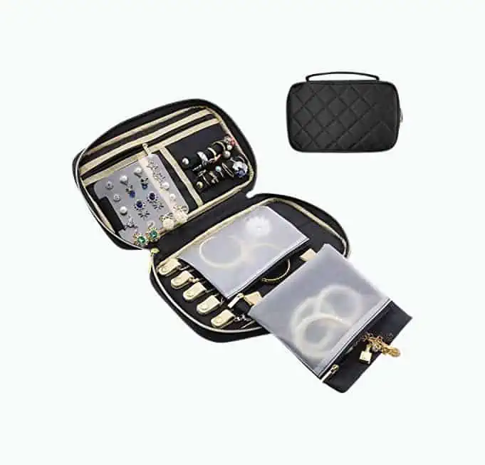 Product Image of the Travel Jewelry Organizer Case