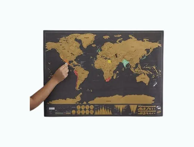 Product Image of the Travel Scratch Map