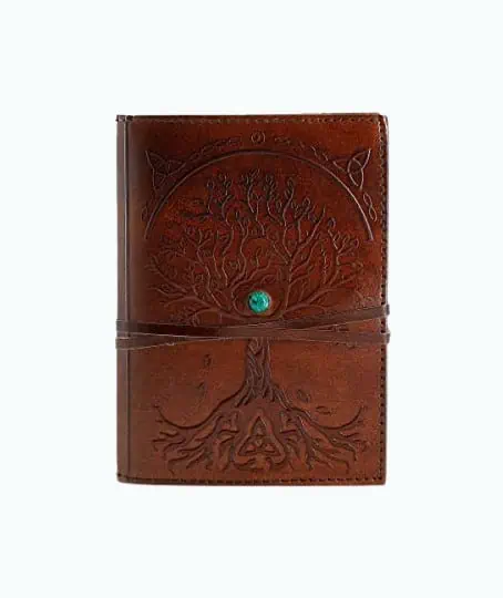 Product Image of the Tree of Life Leather Journal