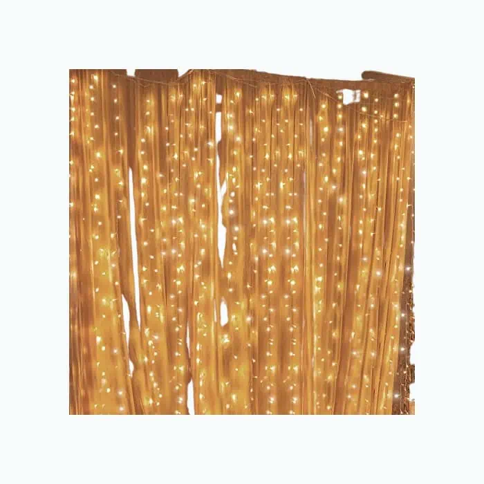 Product Image of the Twinkle Star Curtain String Lights