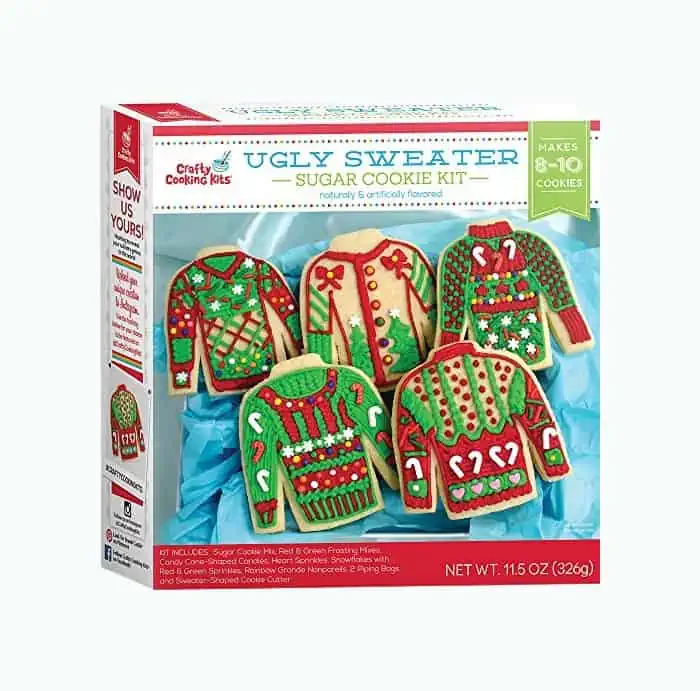 Product Image of the Ugly Sweater Cookie Kit
