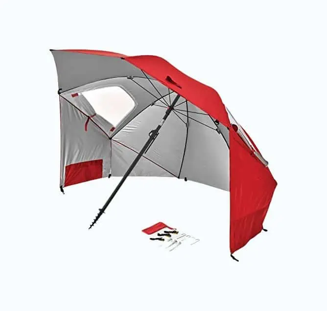 Product Image of the Umbrella Shelter for Sun and Rain Protection