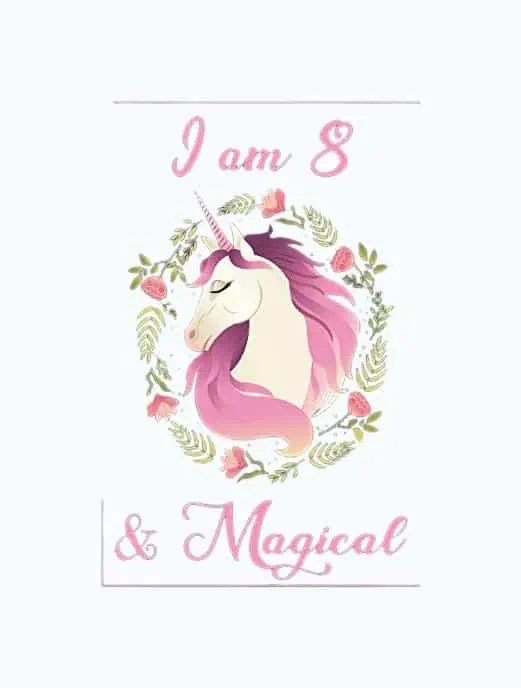 Product Image of the Unicorn 8th Birthday Journal