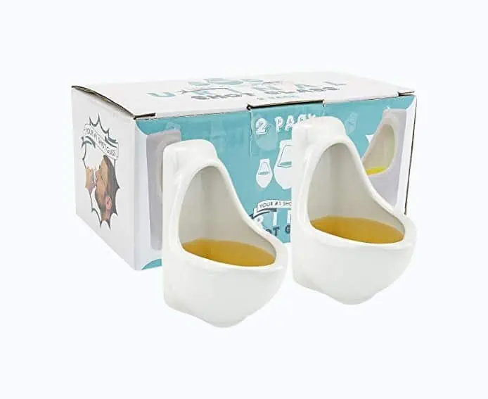 Product Image of the Urinal Shot Glasses, Set of 2