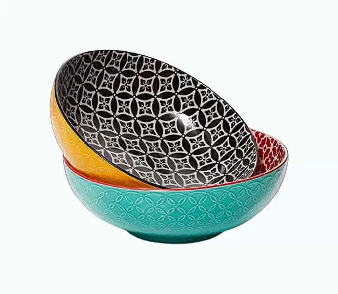 Product Image of the Vibrant Color Serving Bowls 