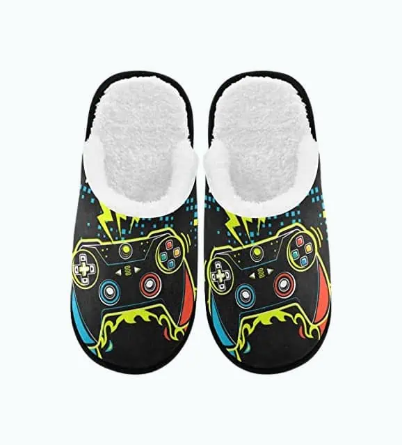 Product Image of the Video Game Slippers