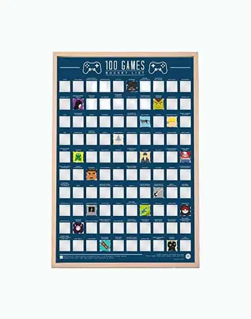 Product Image of the Video Games Bucket List Poster