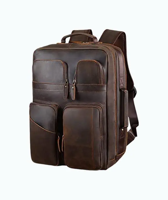 Product Image of the Vintage Leather Backpack