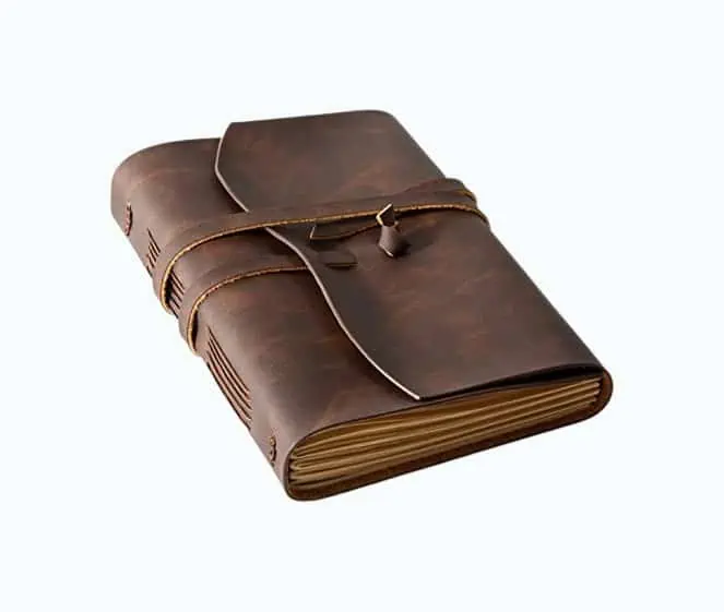 Product Image of the Vintage Leather Journal