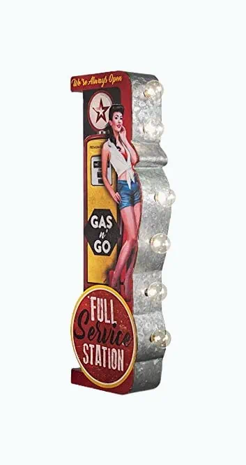 Product Image of the Vintage Texaco Marquee Sign