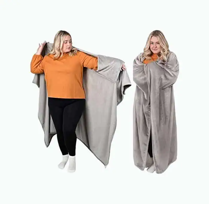 Product Image of the Wearable Throw Blanket