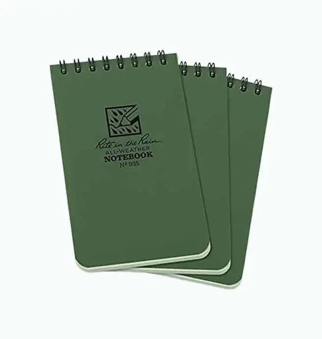 Product Image of the Weather-Proof Spiral Notebook