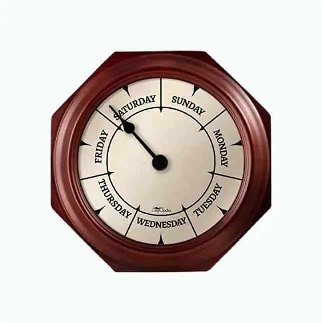 Product Image of the Weekly Wall Clock