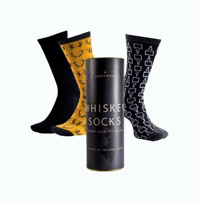 Product Image of the Whiskey Gifts for Men - Men's Dress Socks 3 Pairs