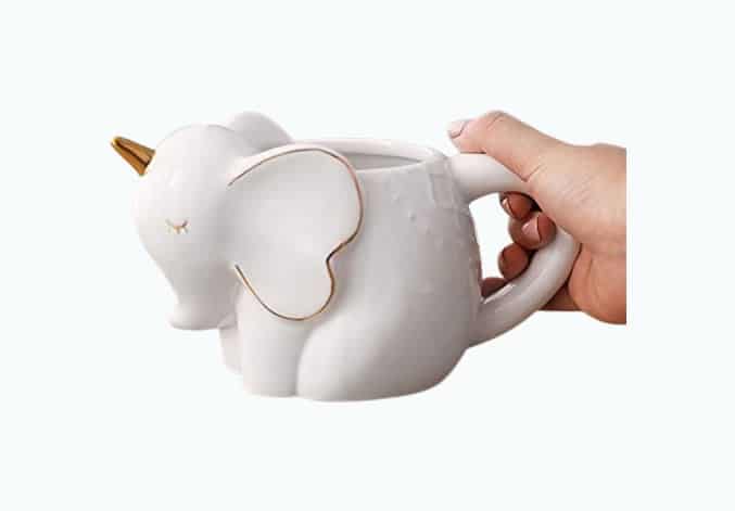 Product Image of the White Elephant Ceramic Mug