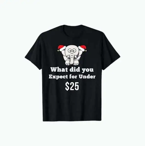 Product Image of the White Elephant T-Shirt