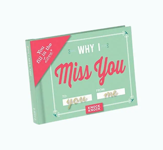 Product Image of the Why I Miss You Fill in the Love Book